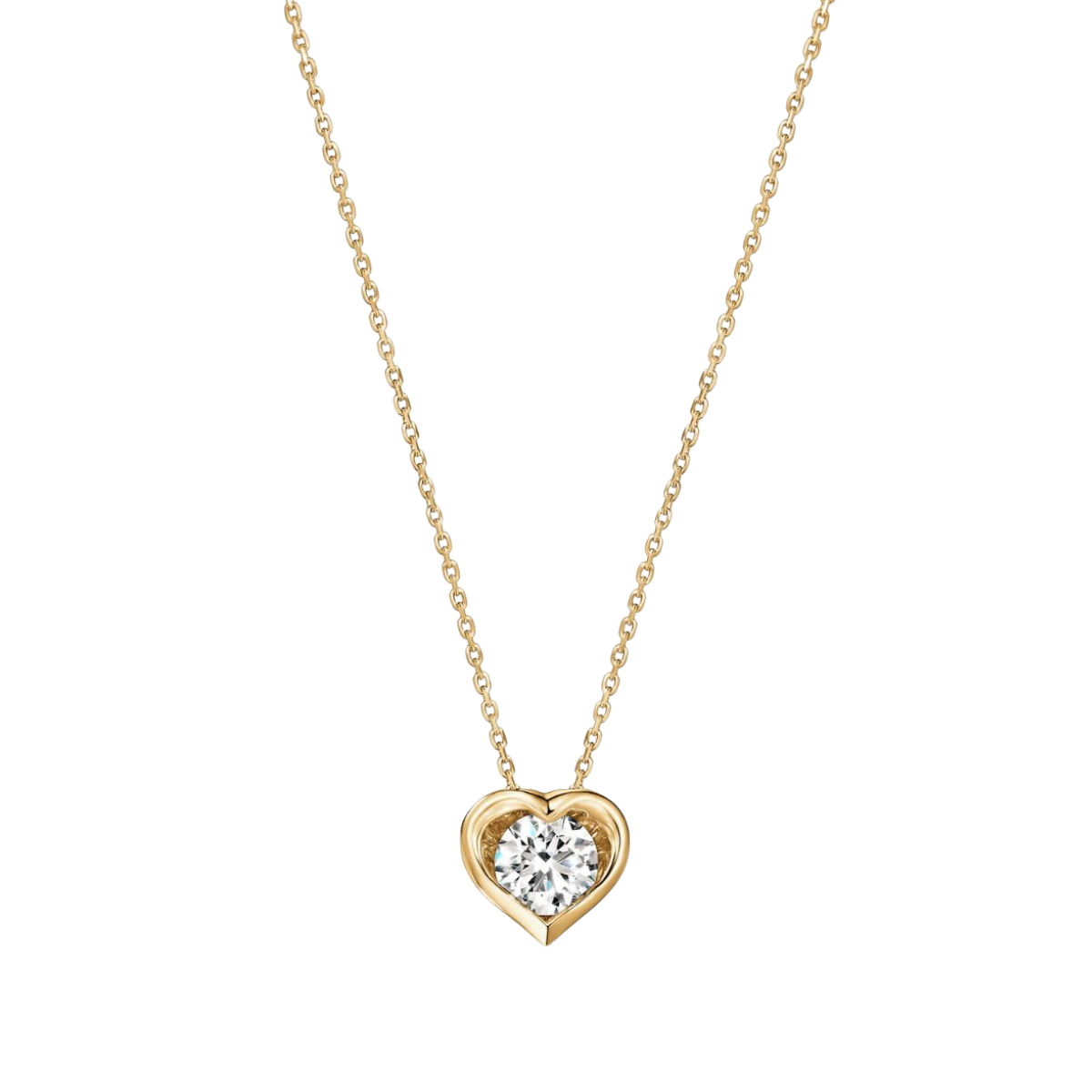 Hearts on Fire Whimsical Diamond Heart Necklace Harris Jeweler Troy, OH
