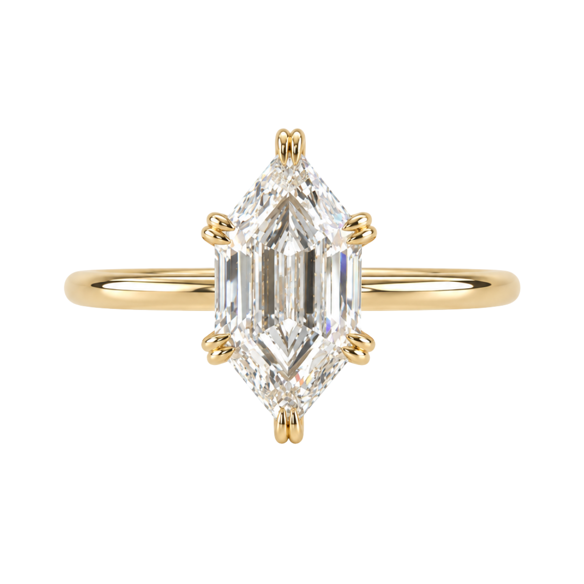 3CT Duchess Marquise Lab-Grown Solitaire Diamond Engagement Ring with Hidden Halo - Propose Tonight! Harris Jeweler Troy, OH