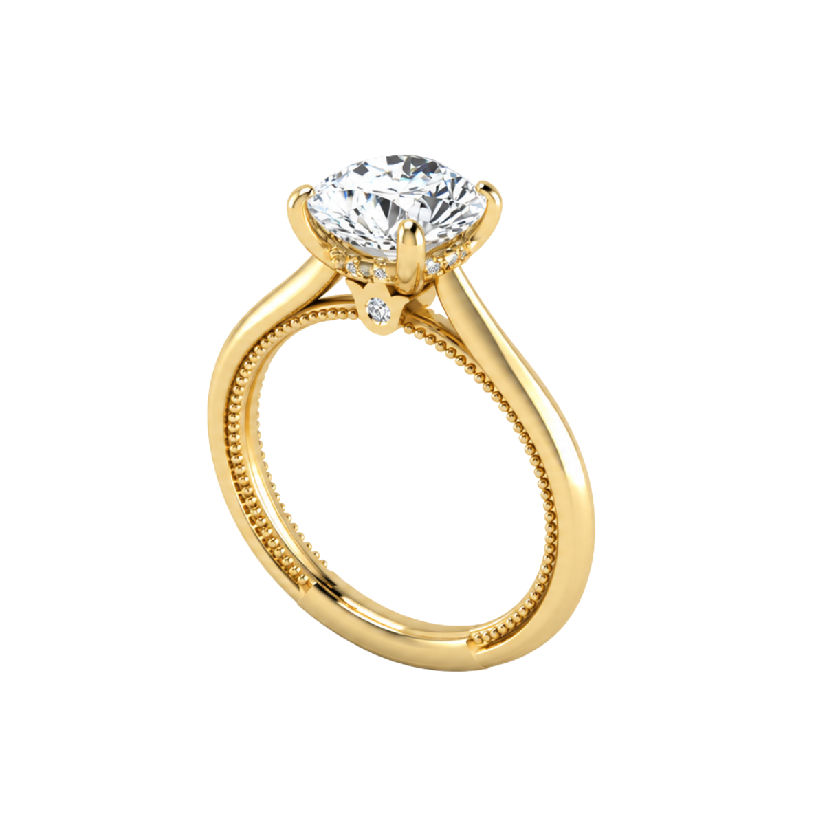 Verragio Round Diamond Solitaire Semi-Mount Engagement Ring Harris Jeweler Troy, OH