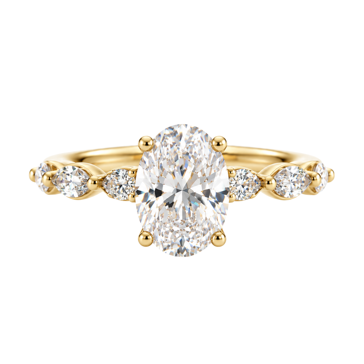Verragio Oval Diamond Semi-Mount Engagement Ring Harris Jeweler Troy, OH