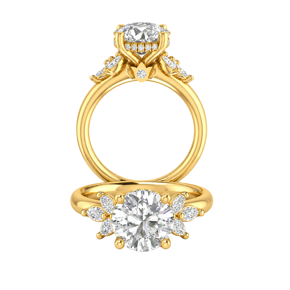 Verragio Round Diamond Semi-Mount Engagement Ring Harris Jeweler Troy, OH