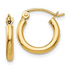 Gold Hoop Earrings Harris Jeweler Troy, OH
