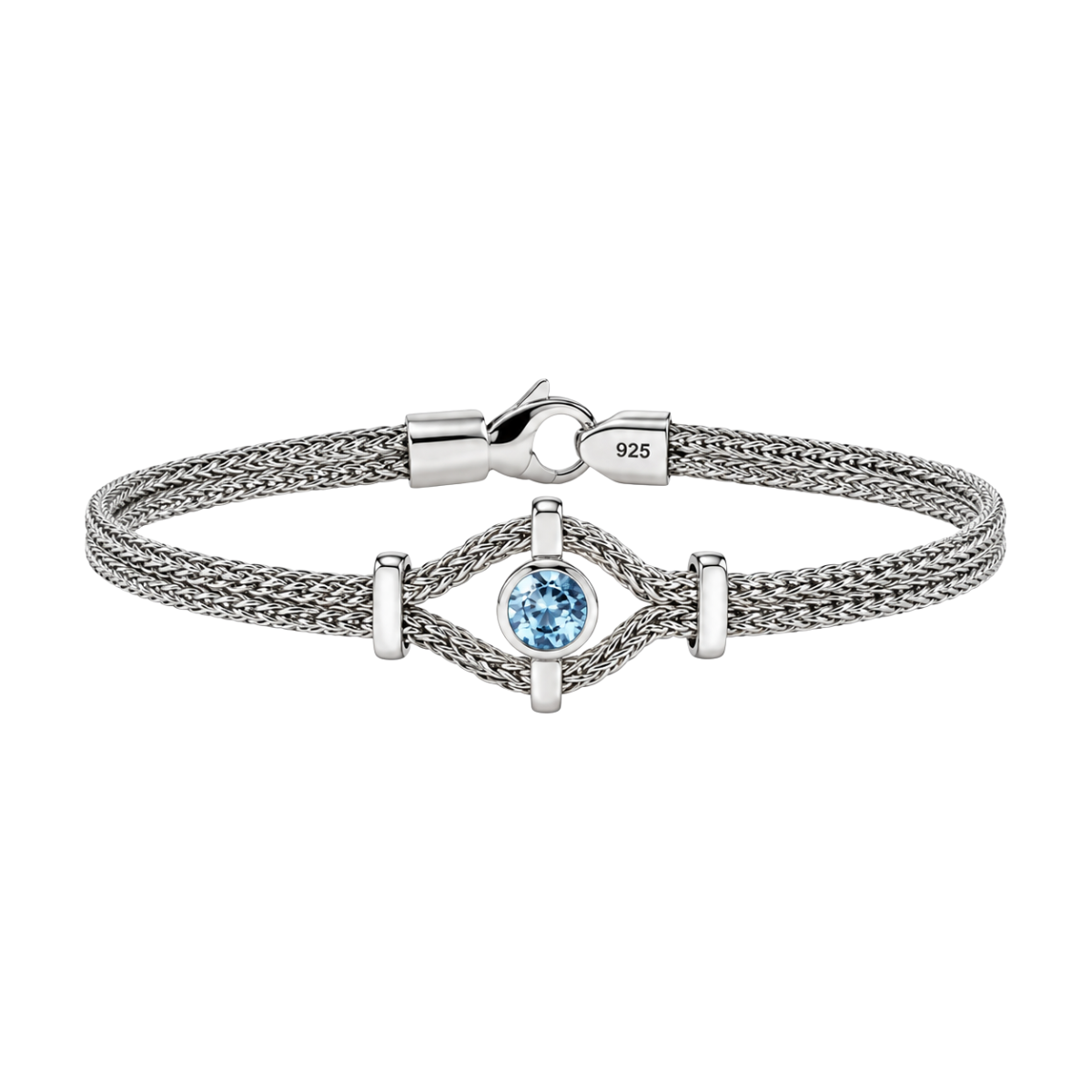 John Hardy Icon Blue Topaz Bracelet Harris Jeweler Troy, OH