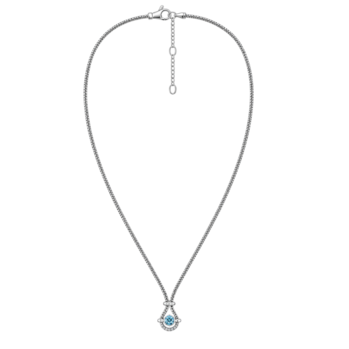 John Hardy Icon Blue Topaz Necklace Harris Jeweler Troy, OH
