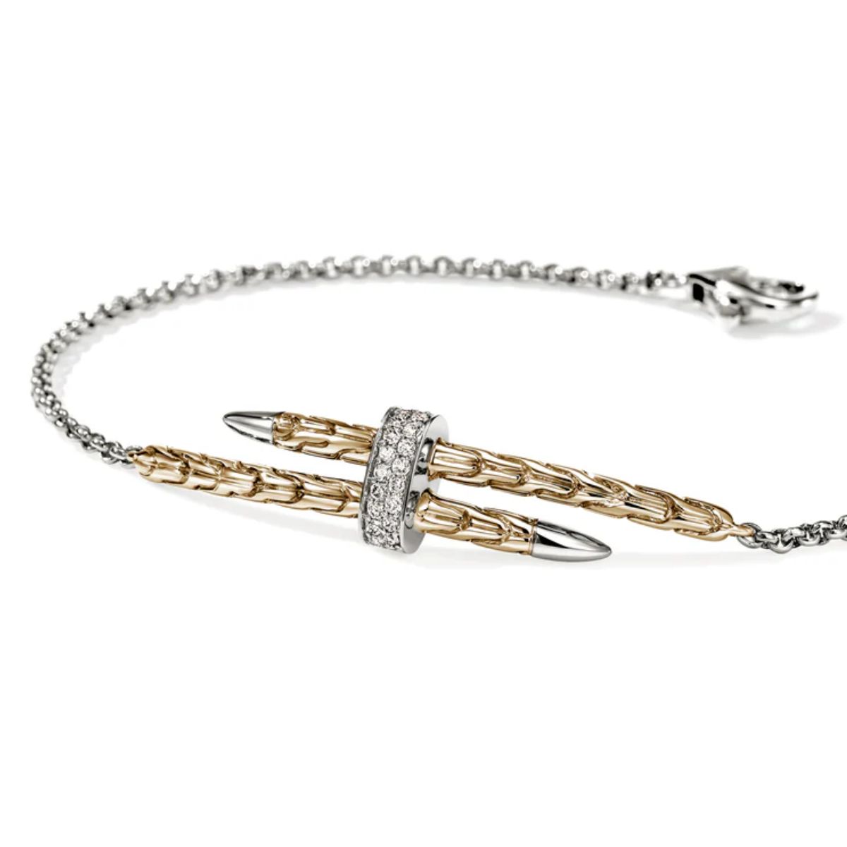 John Hardy Diamond Spear Bracelet Image 2 Harris Jeweler Troy, OH