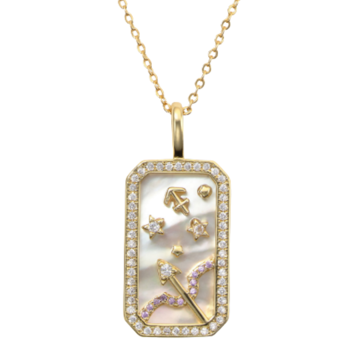 Melinda Maria Sagittarius Amulet Necklace Harris Jeweler Troy, OH