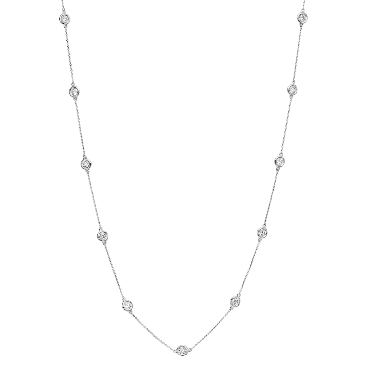 1 1/2CT Diamonds-By-The-Inch Custom Necklace Harris Jeweler Troy, OH