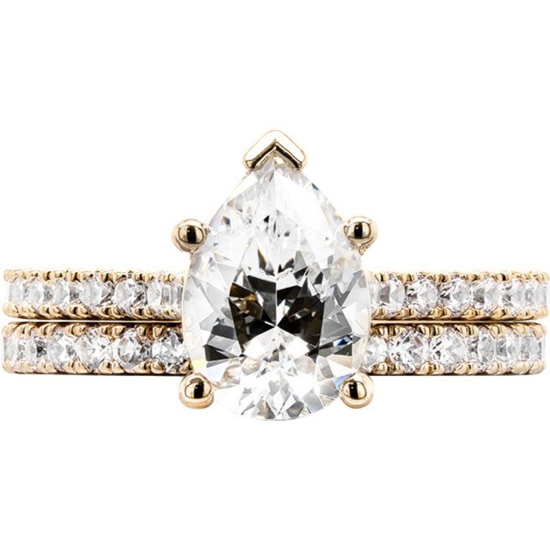 Pear Shape Diamond Semi-Mount Engagement Ring Harris Jeweler Troy, OH