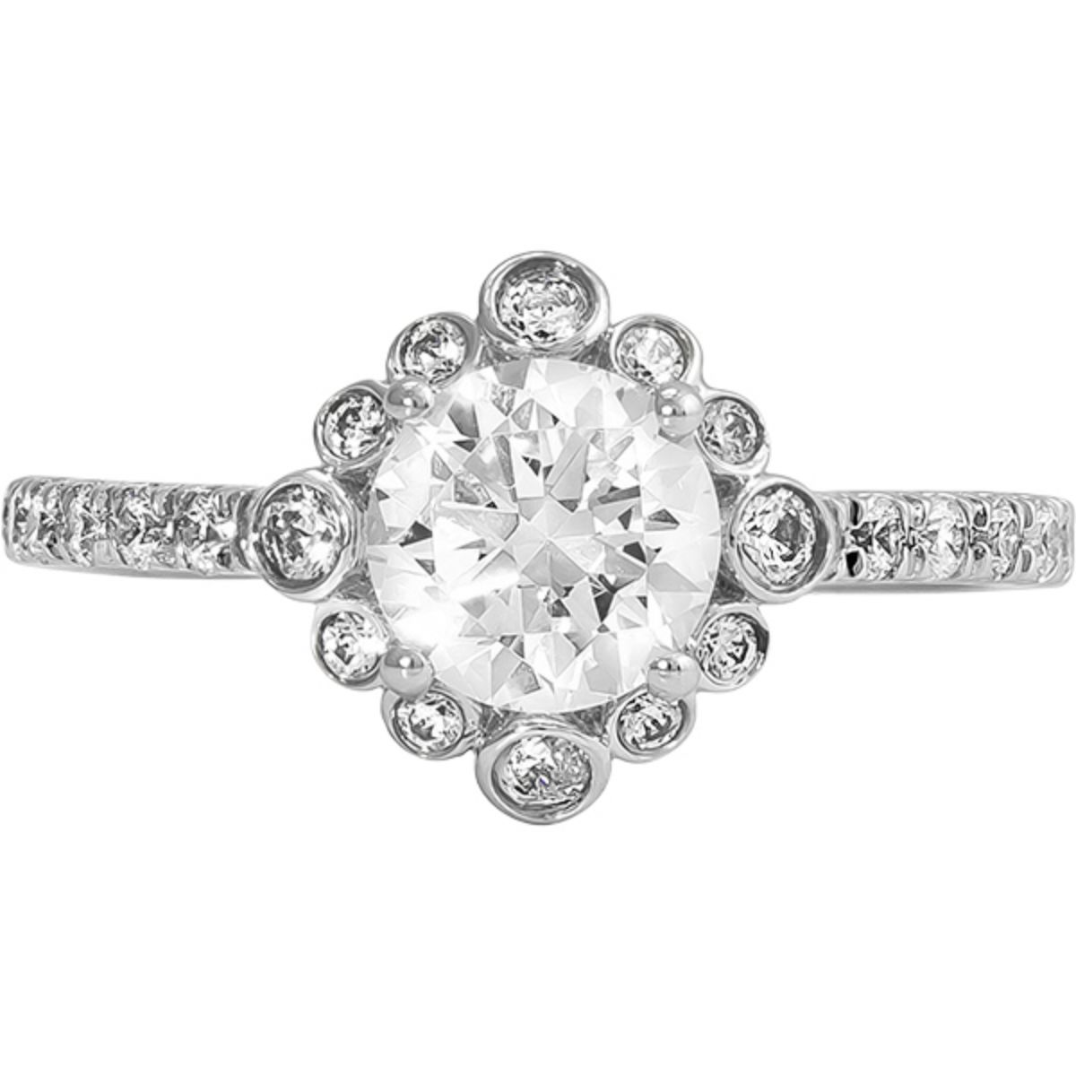 Hal-Style Round Semi-Mount Diamond Engagement Ring Harris Jeweler Troy, OH
