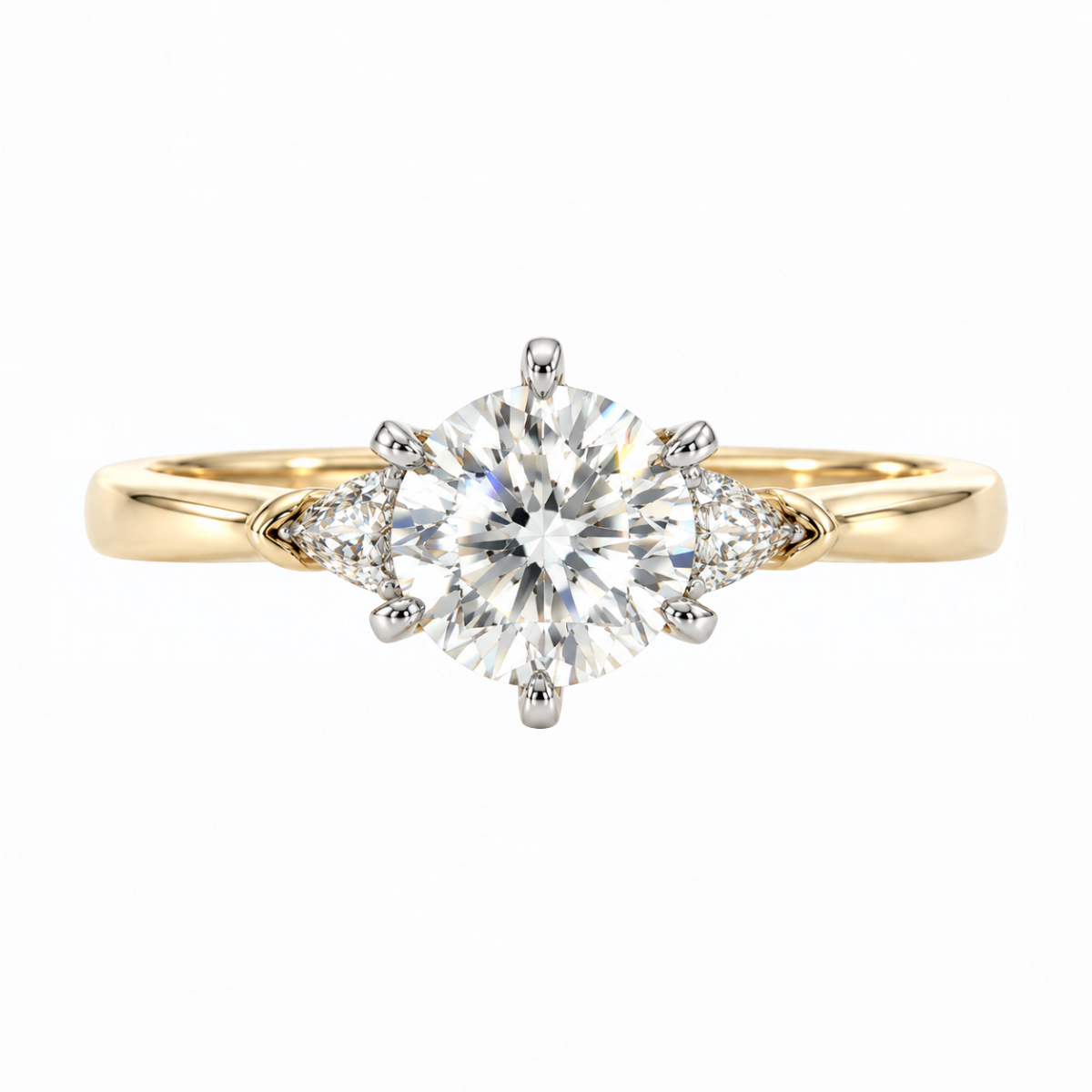 Three-Stone Style Lab-Grown Diamond Estate Engagement Ring - Propose Tonight! Harris Jeweler Troy, OH