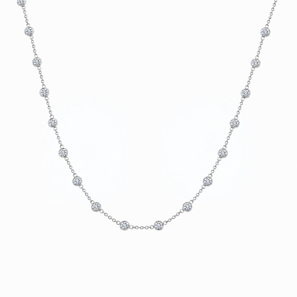 Diamond Station Necklace Harris Jeweler Troy, OH