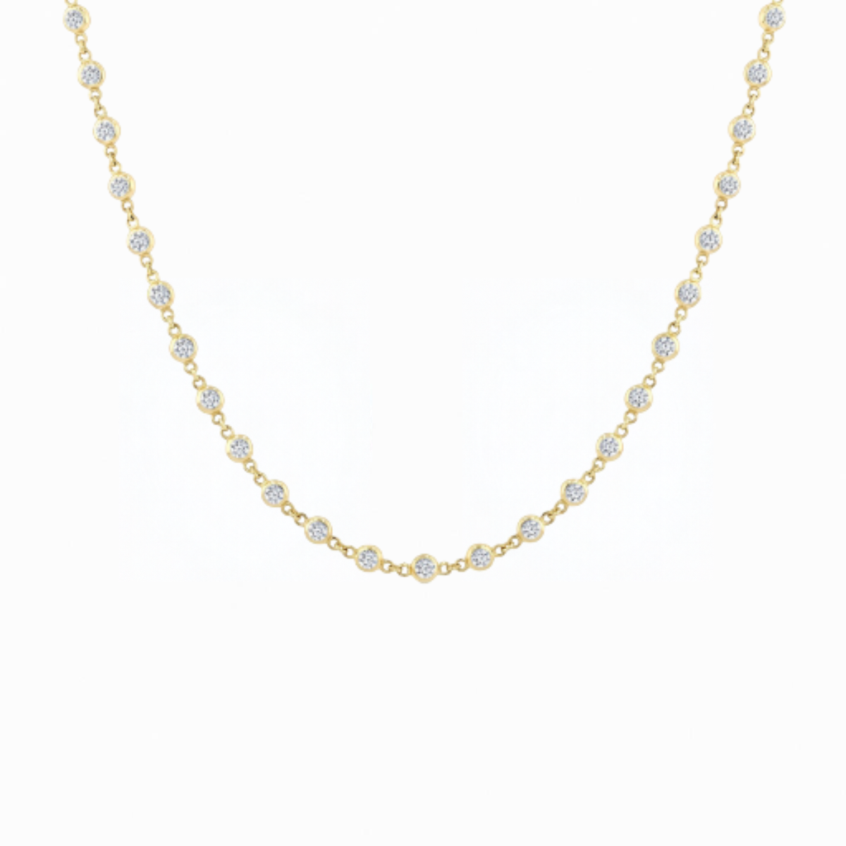 Diamond Station Necklace Harris Jeweler Troy, OH