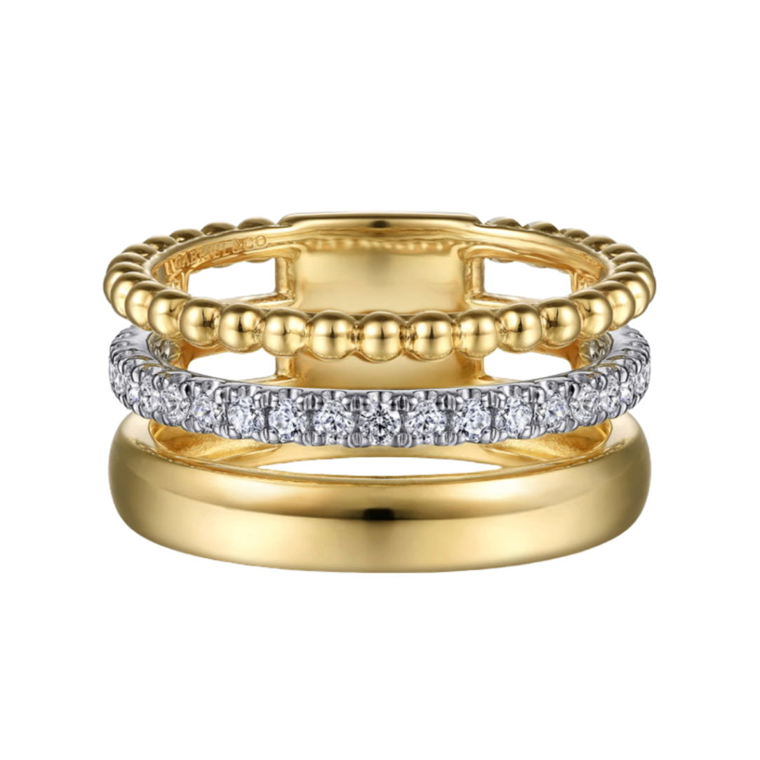 Gabriel & Co Stackable-Style Diamond Ring Harris Jeweler Troy, OH