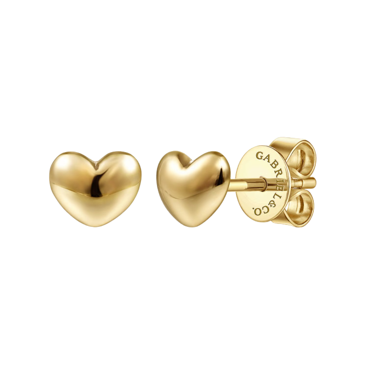 Gabriel & Co Heart Studs Harris Jeweler Troy, OH