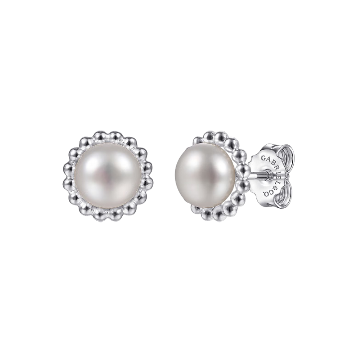 Gabriel & Co Bujukan Pearl Studs Harris Jeweler Troy, OH