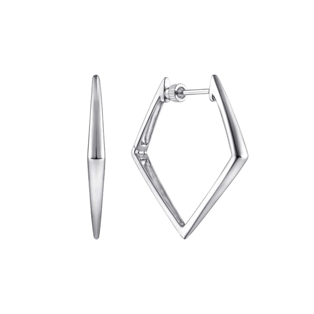 Gabriel & Co Geometric Hoop Earrings Harris Jeweler Troy, OH