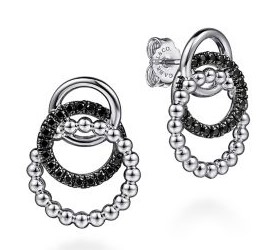 Gabriel & Co Bujukan Triple Circle Earrings Harris Jeweler Troy, OH