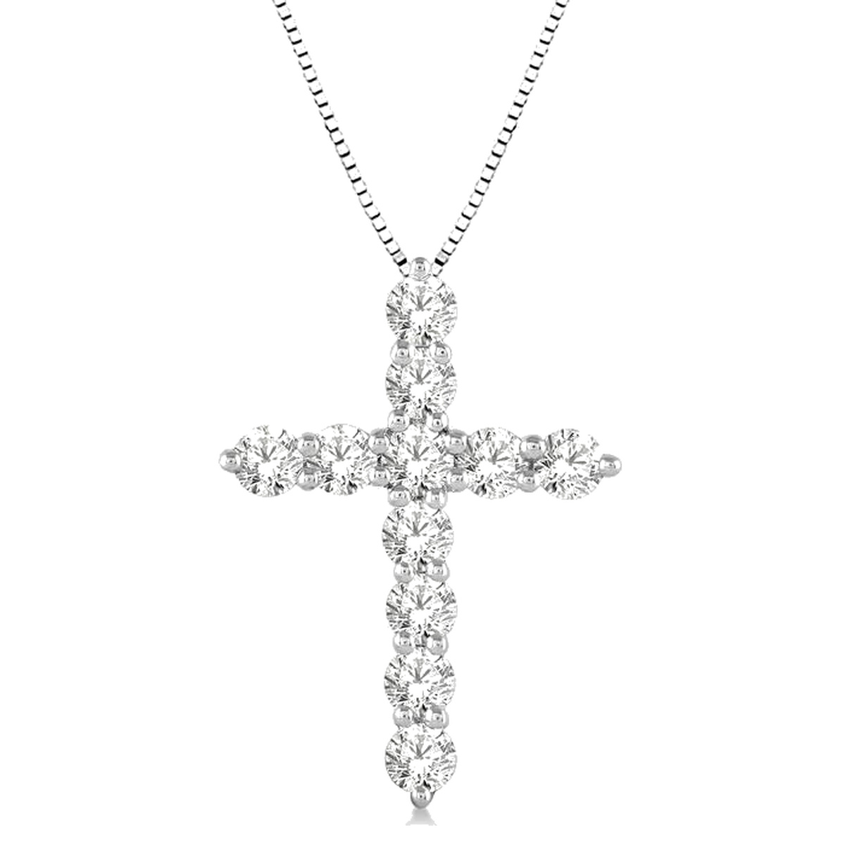 14K White Gold Religious Pendant Harris Jeweler Troy, OH