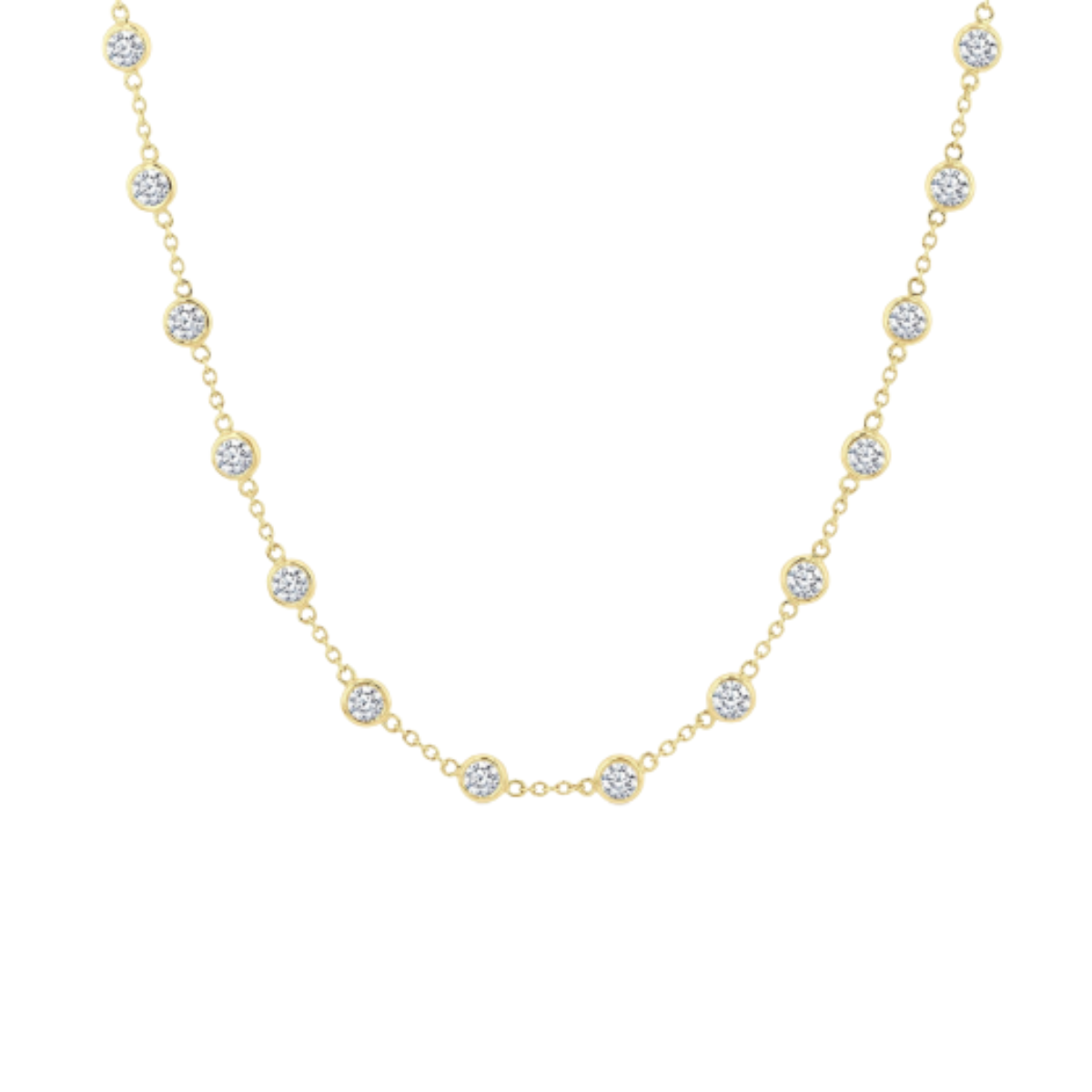 5ct Diamond Station Necklace Harris Jeweler Troy, OH