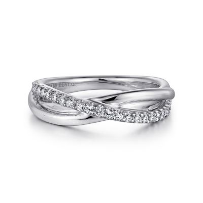 Sterling Silver Criss-Cross Ring Harris Jeweler Troy, OH