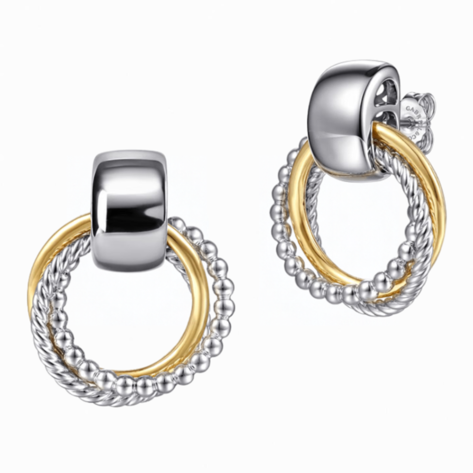 Gabriel & Co Door Knocker Earrings Harris Jeweler Troy, OH