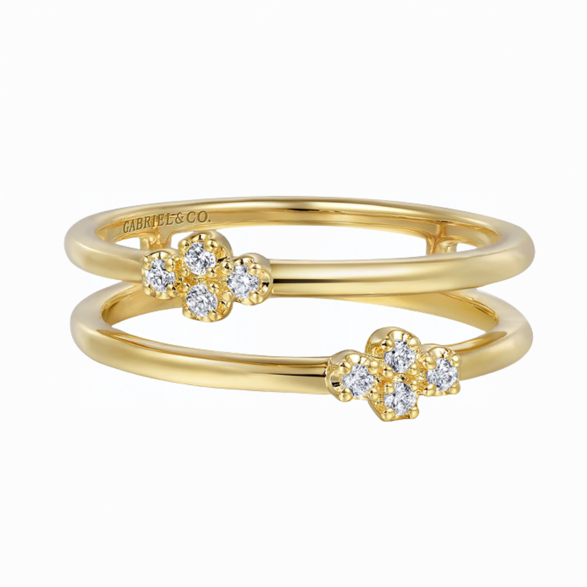 Gabriel & Co Diamond Stackable Ring Harris Jeweler Troy, OH