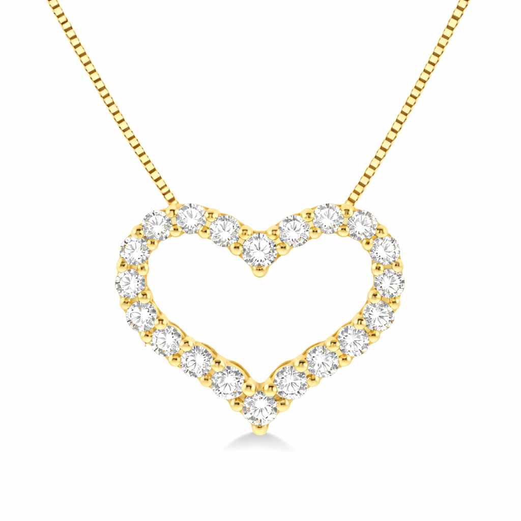 14K Yellow Gold Heart Pendant Harris Jeweler Troy, OH