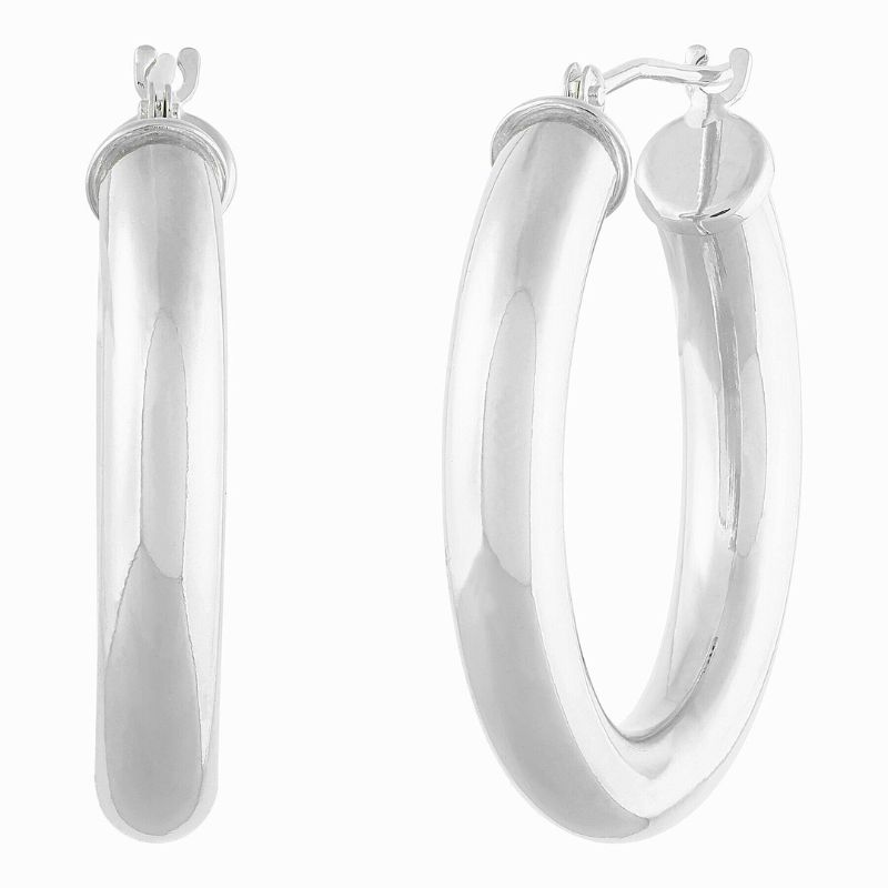 25MM Gold Hoop Earrings Harris Jeweler Troy, OH