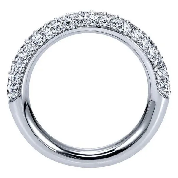 Pave Diamond Wedding Band Image 2 Harris Jeweler Troy, OH