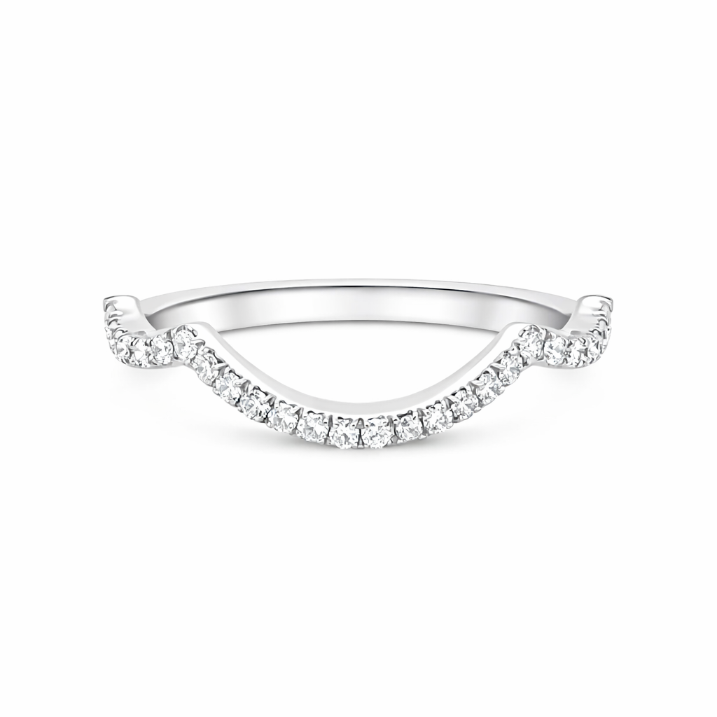 HARRIS 14K White Gold Diamond Women's Wedding Band Harris Jeweler Troy, OH