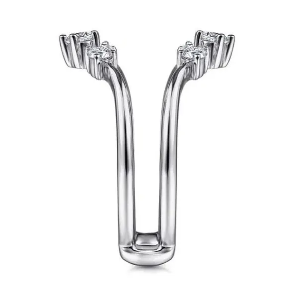 Chevron Diamond Wedding Band Enhancer Image 2 Harris Jeweler Troy, OH