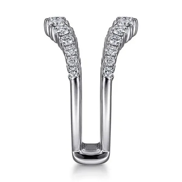 Chevron Diamond Wedding Band Enhancer Image 2 Harris Jeweler Troy, OH