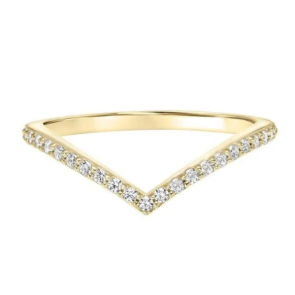 Chevron Diamond Wedding Band Harris Jeweler Troy, OH