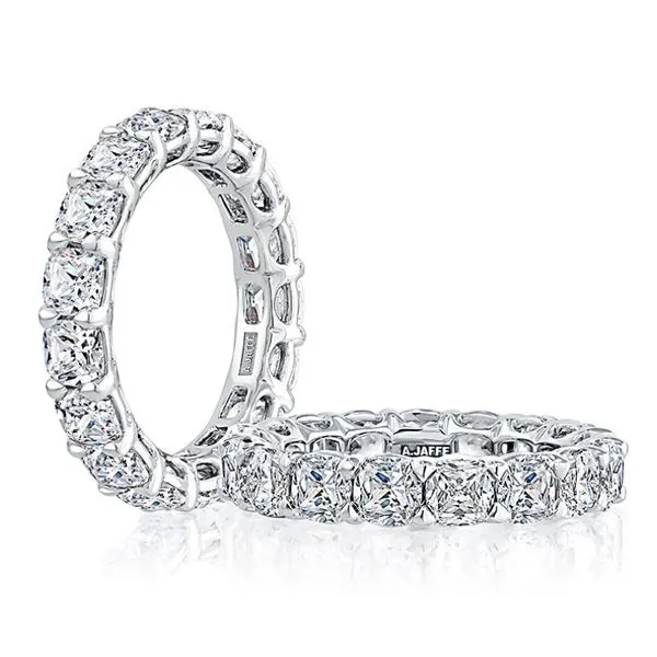 5CTW Cushion Cut Diamond Eternity Band Harris Jeweler Troy, OH