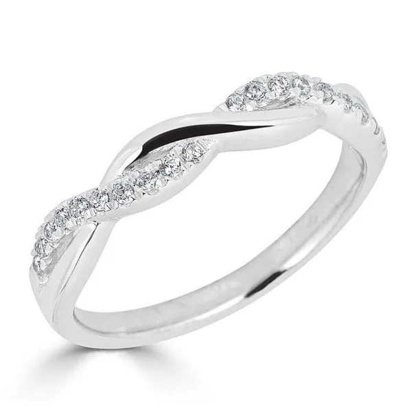 Twisted Diamond Wedding Band Harris Jeweler Troy, OH