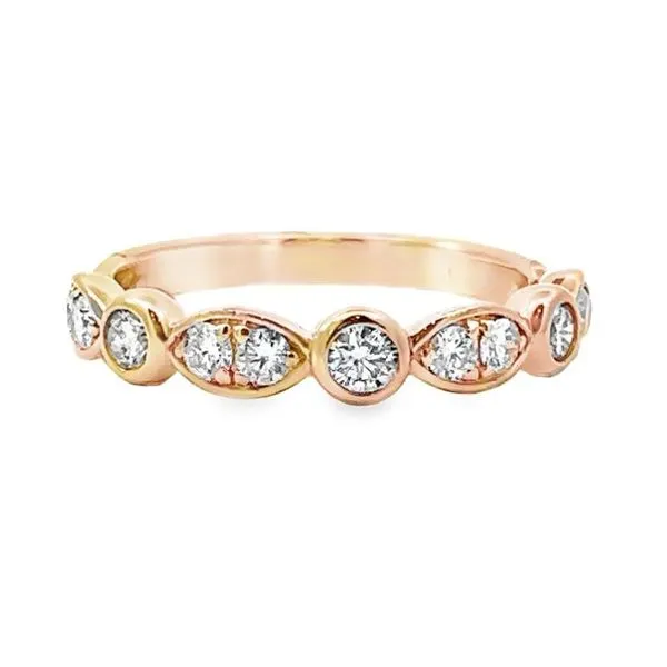 Marquise and Round Shape Diamond Wedding Band Harris Jeweler Troy, OH