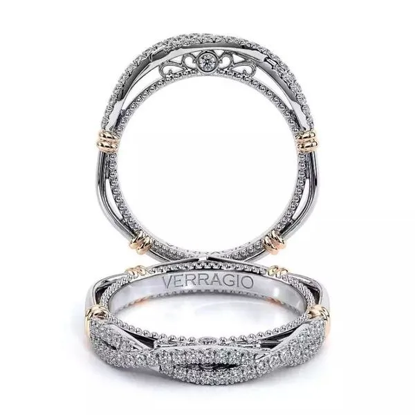 Verragio Insignia Collection Diamond Twist-Style Wedding Band Harris Jeweler Troy, OH