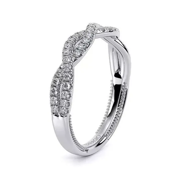 Verragio Renaissance Collection Twisted Diamond Wedding Band Image 2 Harris Jeweler Troy, OH