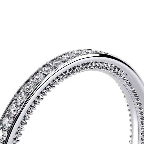 Verragio Renaissance Collection Classic Diamond Wedding Band Image 3 Harris Jeweler Troy, OH