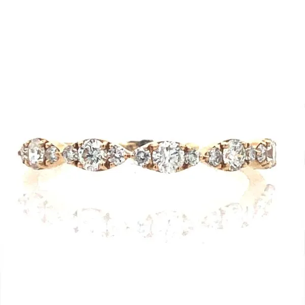 Yellow Gold Diamond Band Harris Jeweler Troy, OH