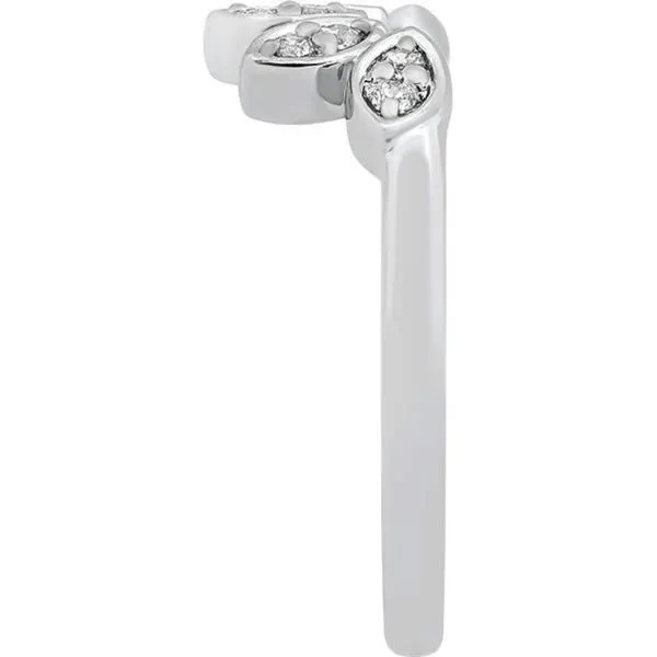 Diamond Curved Band Image 2 Harris Jeweler Troy, OH