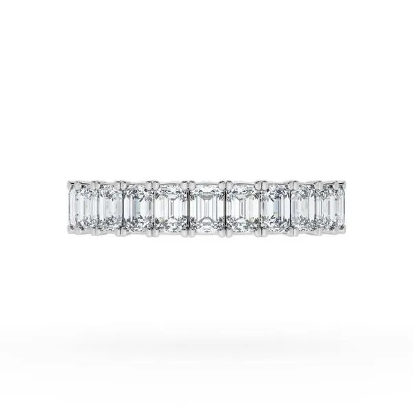 Tacori RoyalT Emerald Diamond Eternity Band Harris Jeweler Troy, OH