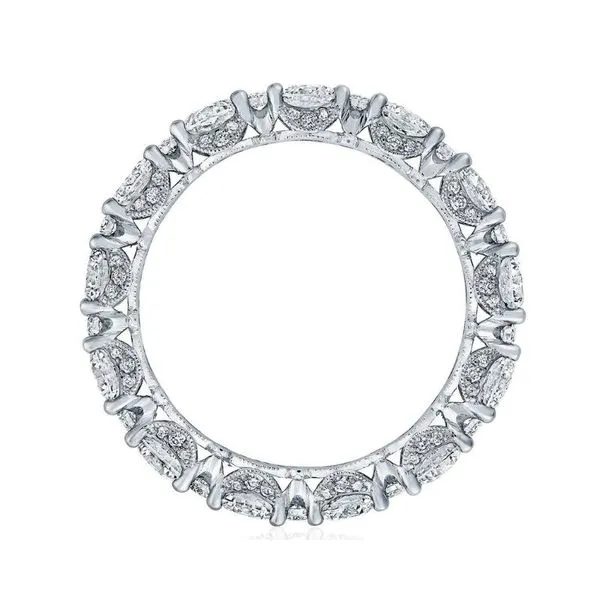 Tacori RoyalT Mixed-Size Round Diamond Eternity Band Image 2 Harris Jeweler Troy, OH