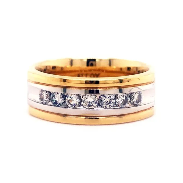 Diamond Mens Wedding Band
