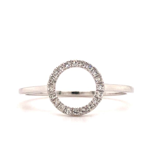 Open Circle Diamond Ring Harris Jeweler Troy, OH