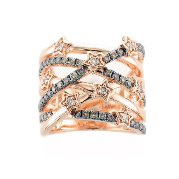 Le Vian Star Criss-Cross Band Harris Jeweler Troy, OH