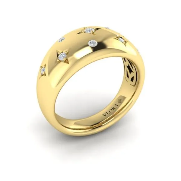 Vlora Wide Diamond Fashion Band Image 2 Harris Jeweler Troy, OH