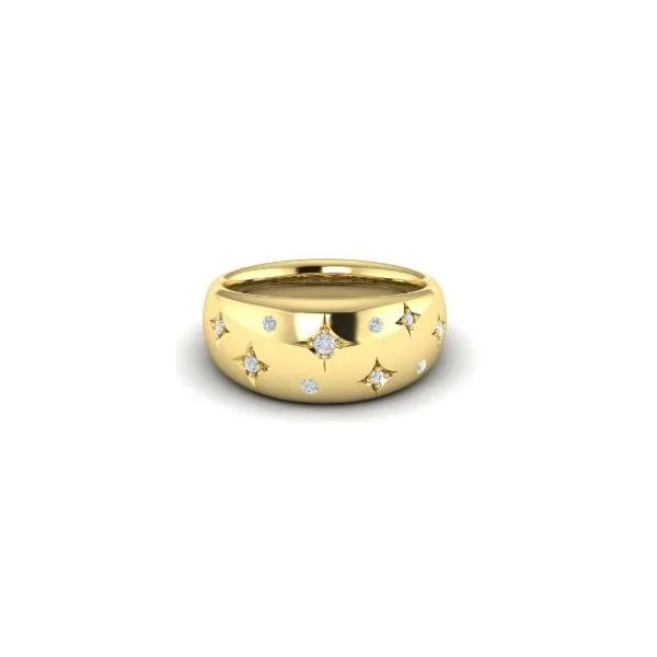 Vlora Wide Diamond Fashion Band Harris Jeweler Troy, OH