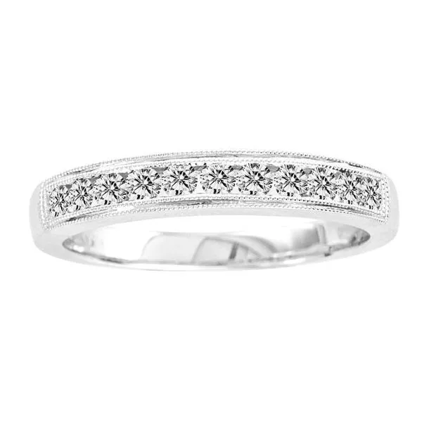 White Gold Diamond Band Harris Jeweler Troy, OH