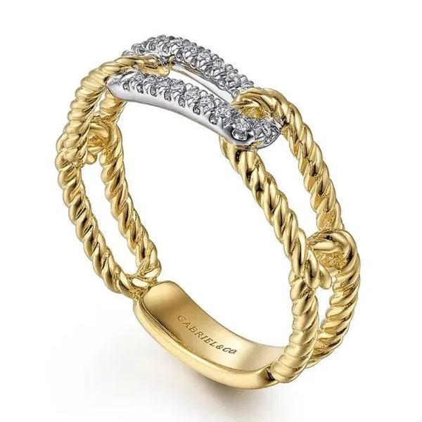 Link-Style Diamond Band Image 2 Harris Jeweler Troy, OH